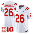White / #26 Cornhuskers / S