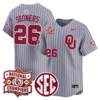 Steel Gray / #26 Sooners / S