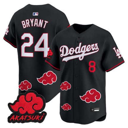 Los Angeles Dodgers x Naruto "Akatsuki Edition" Vapor Premier Limited Jersey - Stitched