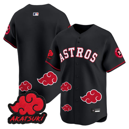 Houston Astros x Naruto Akatsuki Edition Vapor Premier Limited Jersey - Stitched