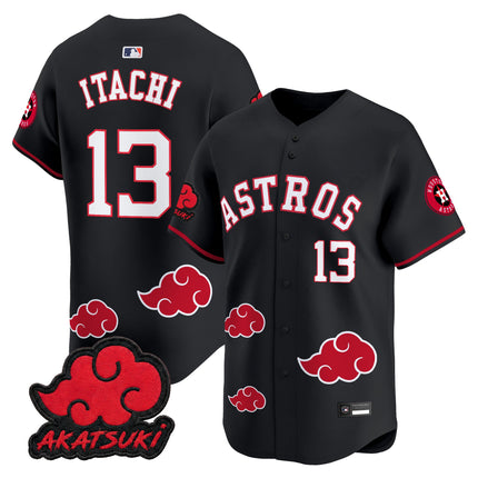 Houston Astros x Naruto Akatsuki Edition Vapor Premier Limited Jersey - Stitched