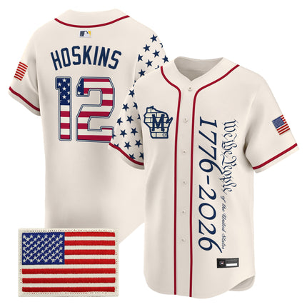 Men's Milwaukee Brewers "America 250 Edition" Vapor Premier Limited Jersey V2 - All Stitched