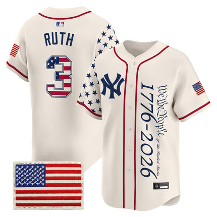 Men's Yankees "America 250 Edition" Vapor Premier Limited Jersey V3 - All Stitched