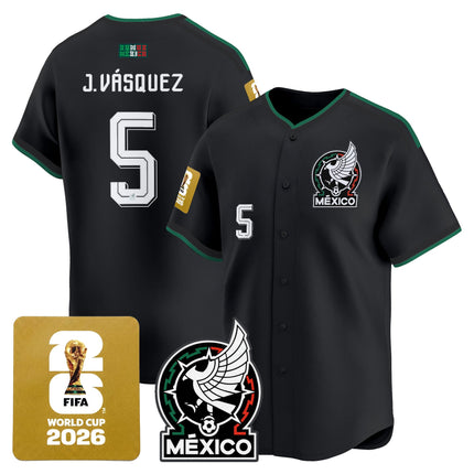 Men's Mexico 2026 World Cup Vapor Baseball Jersey - All Stitched