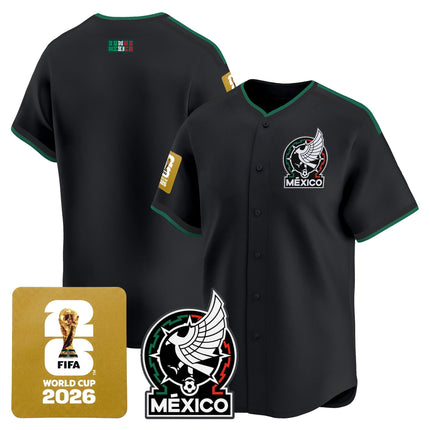 Men's Mexico 2026 World Cup Vapor Baseball Jersey - All Stitched