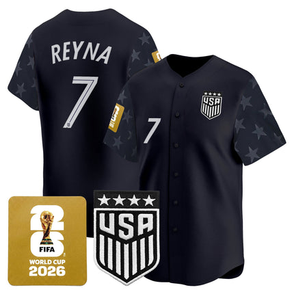 Men's USMNT 2026 World Cup Vapor Baseball Jersey - Stitched