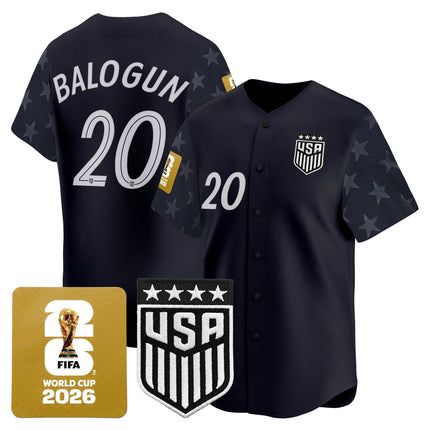 Men's USMNT 2026 World Cup Vapor Baseball Jersey - Stitched
