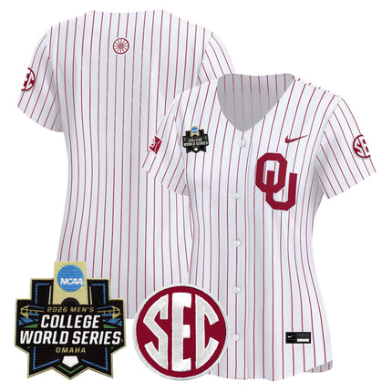Women's Oklahoma Sooners 2026 World Series Vapor Premier Limited Jersey - All Stitched