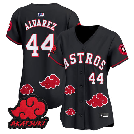 Houston Astros x Naruto Akatsuki Edition Vapor Premier Limited Jersey - Stitched