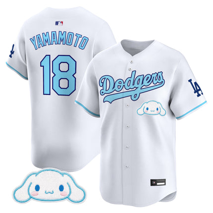 Los Angeles Dodgers x Cinnamoroll Vapor Premier Limited Jersey - All Stitched