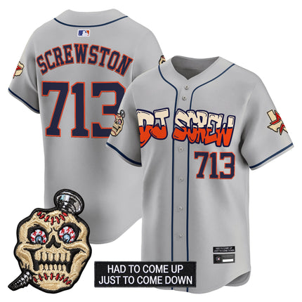 Men's Houston Astros Screwed Up Click Vapor Premier Limited Jersey V2 - All Stitched