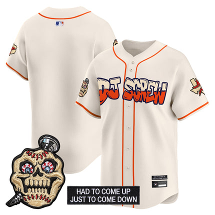 Men's Houston Astros Screwed Up Click Vapor Premier Limited Jersey V2 - All Stitched