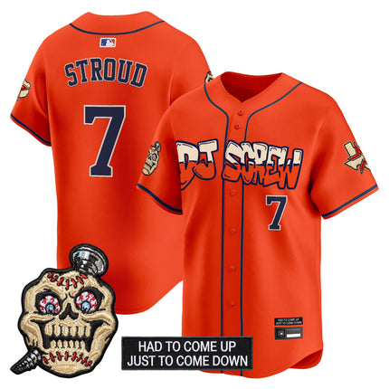 Men's Houston Astros Screwed Up Click Vapor Premier Limited Jersey V2 - All Stitched
