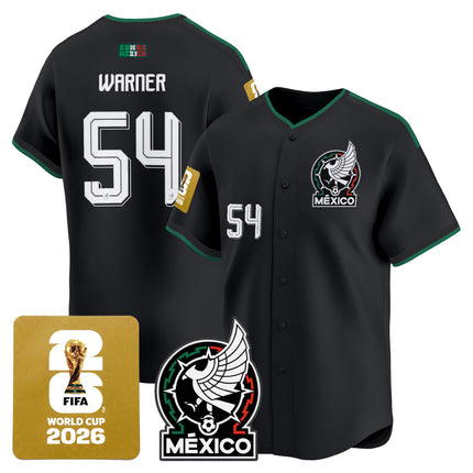 Men's Mexico 2026 World Cup Vapor Baseball Jersey - All Stitched
