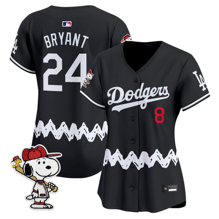 Women's Los Angeles Dodgers x Peanuts Vapor Premier Limited Jersey - Stitched