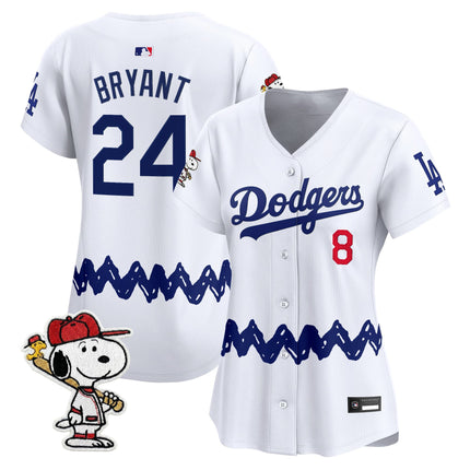 Women's Los Angeles Dodgers x Peanuts Vapor Premier Limited Jersey - Stitched