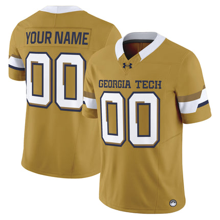 Georgia Tech Yellow Jackets 2026 Vapor Limited Custom Jersey - All stitched