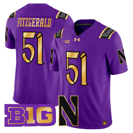 Northwestern Wildcats 2026 Vapor Limited Jersey - All stitched