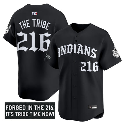 Men's Cleveland Indians 'Old English Edition' Vapor Premier Limited Jersey - All Stitched