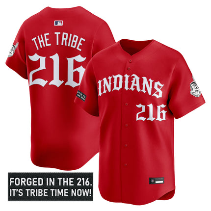 Men's Cleveland Indians 'Old English Edition' Vapor Premier Limited Jersey - All Stitched