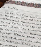 “Love Handwriting Letter” Woven Blanket