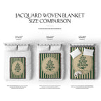 “Jesus is the reason for the season” Personalized Christian Woven Blanket