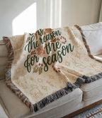 “Jesus is the reason for the season” Woven Blanket