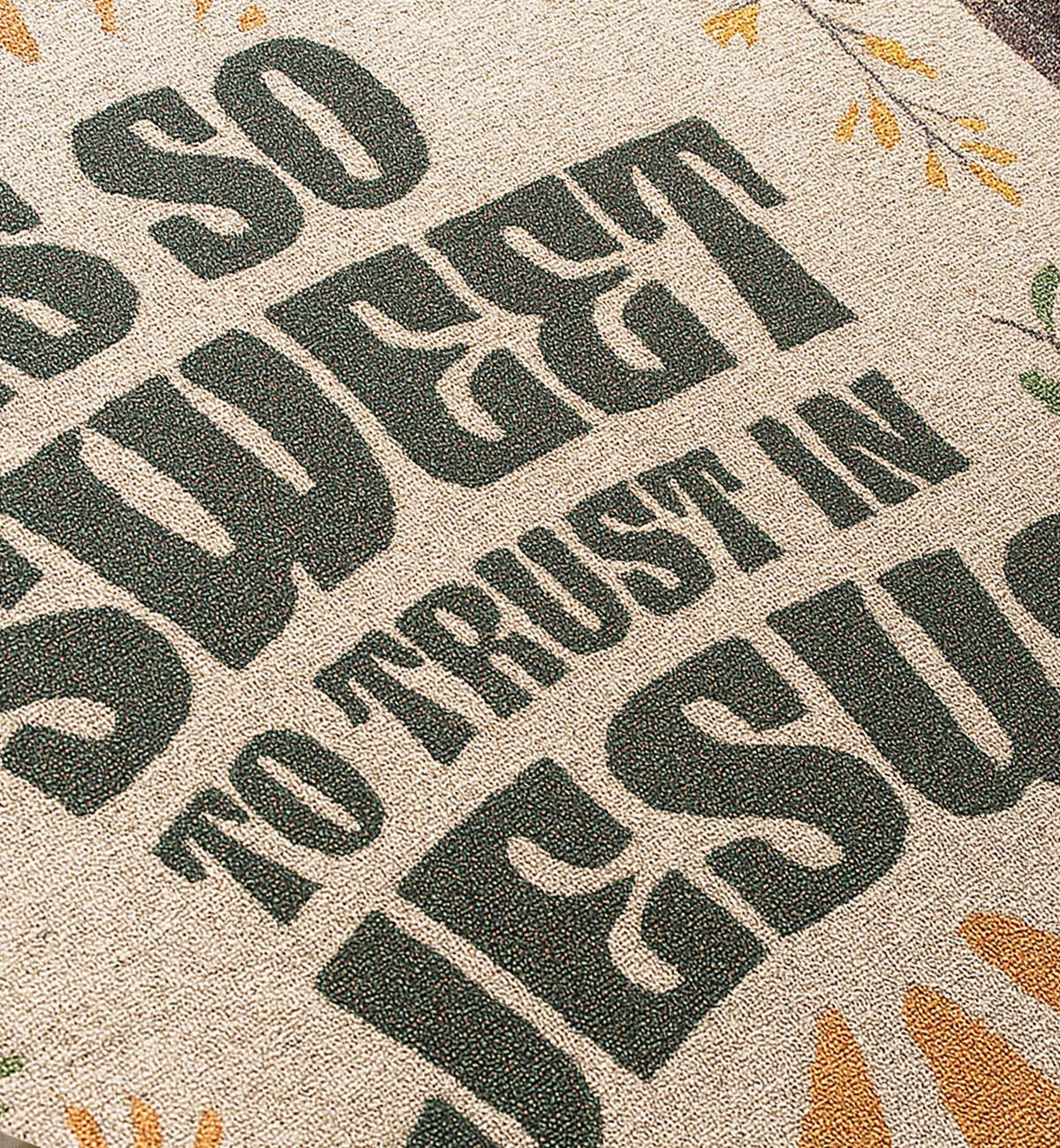 “’Tis So Sweet to Trust in Jesus” Woven Blanket