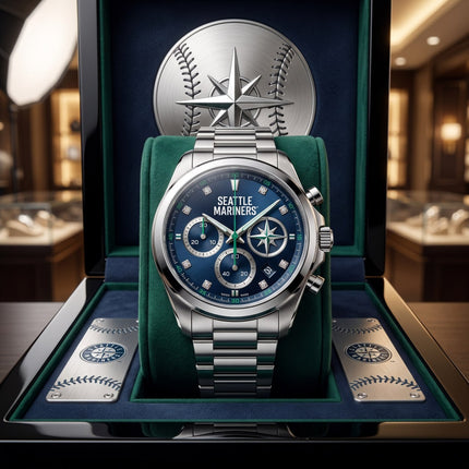 Seattle Mariners Stainless Steel Watch For Men