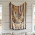 Noah’s Ark Blessing – Custom Baby Woven Blanket