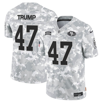 49ers 2024 Salute to Service Vapor Limited Jersey - Arctic Camo - All Stitched SF49_KDZ - KINDOZY