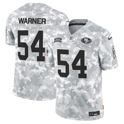 49ers 2024 Salute to Service Vapor Limited Jersey - Arctic Camo - All Stitched SF49_KDZ - KINDOZY