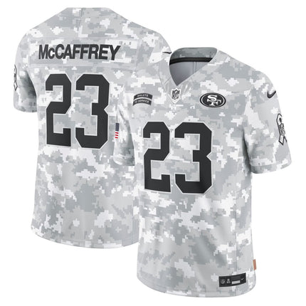 49ers 2024 Salute to Service Vapor Limited Jersey - Arctic Camo - All Stitched SF49_KDZ - KINDOZY