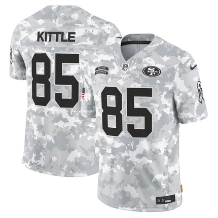 49ers 2024 Salute to Service Vapor Limited Jersey - Arctic Camo - All Stitched SF49_KDZ - KINDOZY
