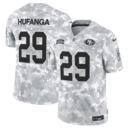 49ers 2024 Salute to Service Vapor Limited Jersey - Arctic Camo - All Stitched SF49_KDZ - KINDOZY