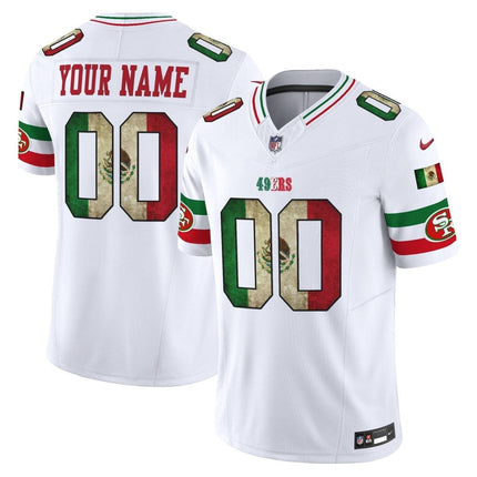 49ers Mexico Vapor Limited Custom Jersey V4 - All Stitched SF49_KDZ - KINDOZY