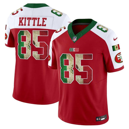 49ers Mexico Vapor Limited Jersey V4 - All Stitched SF49_KDZ - KINDOZY