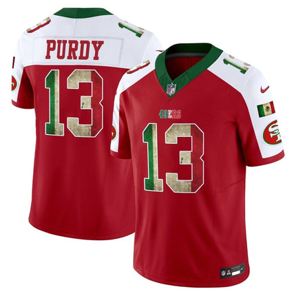 49ers Mexico Vapor Limited Jersey V4 - All Stitched SF49_KDZ - KINDOZY