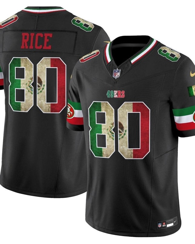 49ers Mexico Vapor Limited Jersey V4 - All Stitched SF49_KDZ - KINDOZY