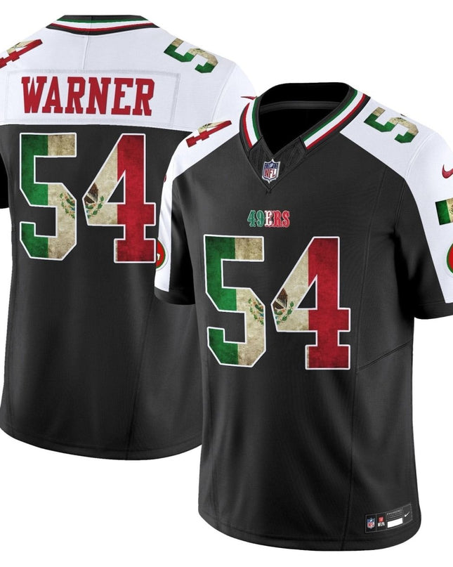 49ers Mexico Vapor Limited Jersey V4 - All Stitched SF49_KDZ - KINDOZY