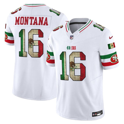 49ers Mexico Vapor Limited Jersey V4 - All Stitched SF49_KDZ - KINDOZY