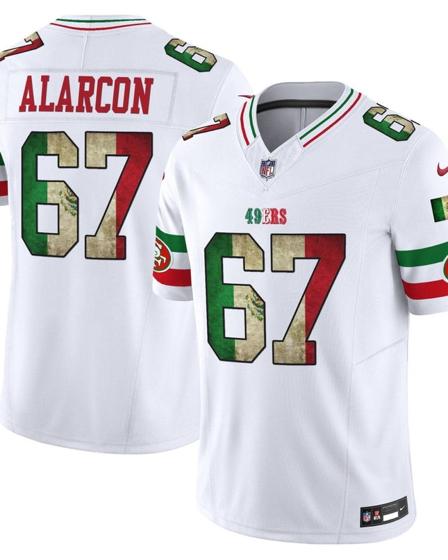 49ers Mexico Vapor Limited Jersey V4 - All Stitched SF49_KDZ - KINDOZY