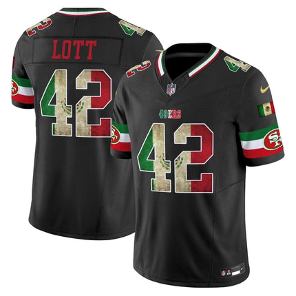 49ers Mexico Vapor Limited Jersey V4 - All Stitched SF49_KDZ - KINDOZY