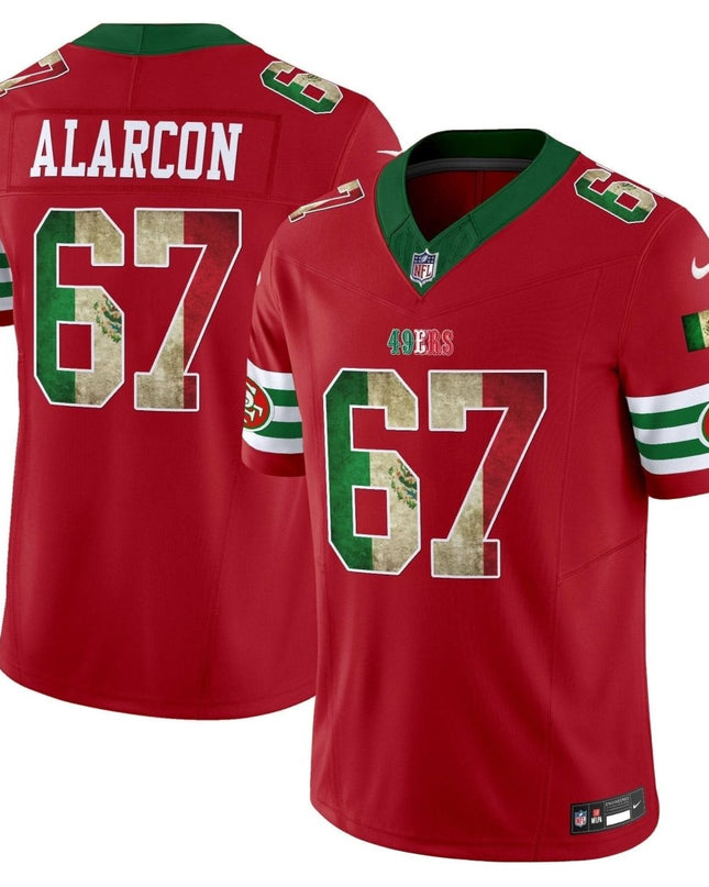 49ers Mexico Vapor Limited Jersey V4 - All Stitched SF49_KDZ - KINDOZY