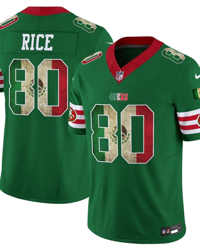 49ers Mexico Vapor Limited Jersey V4 - All Stitched SF49_KDZ - KINDOZY