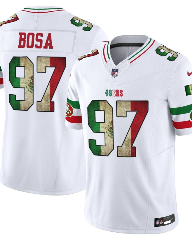 49ers Mexico Vapor Limited Jersey V4 - All Stitched SF49_KDZ - KINDOZY