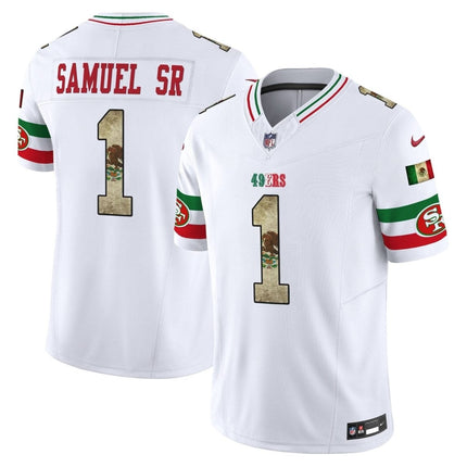 49ers Mexico Vapor Limited Jersey V4 - All Stitched SF49_KDZ - KINDOZY