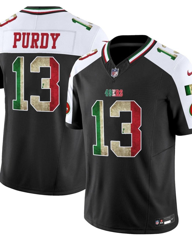 49ers Mexico Vapor Limited Jersey V4 - All Stitched SF49_KDZ - KINDOZY