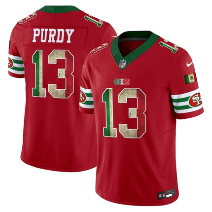 49ers Mexico Vapor Limited Jersey V4 - All Stitched SF49_KDZ - KINDOZY