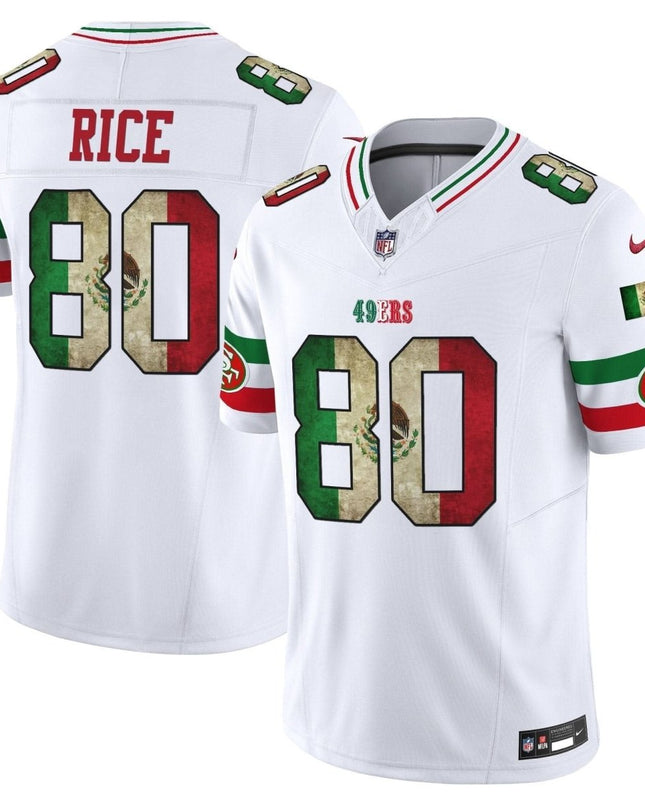 49ers Mexico Vapor Limited Jersey V4 - All Stitched SF49_KDZ - KINDOZY